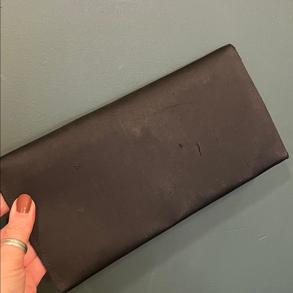 Vintage Black Clutch with Bow Detail - Picture 2 of 4